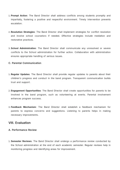 Free School Band Contract Template to Edit Online