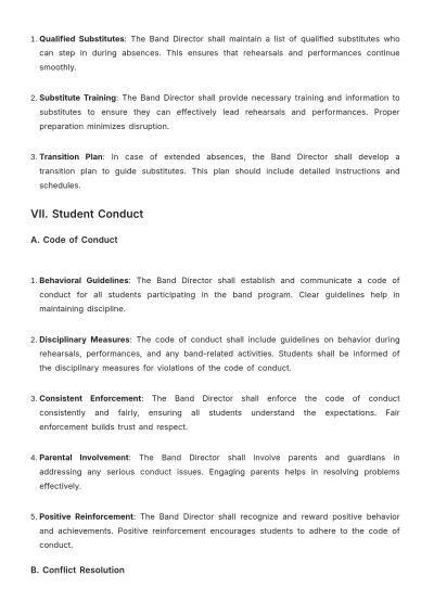 Free School Band Contract Template to Edit Online