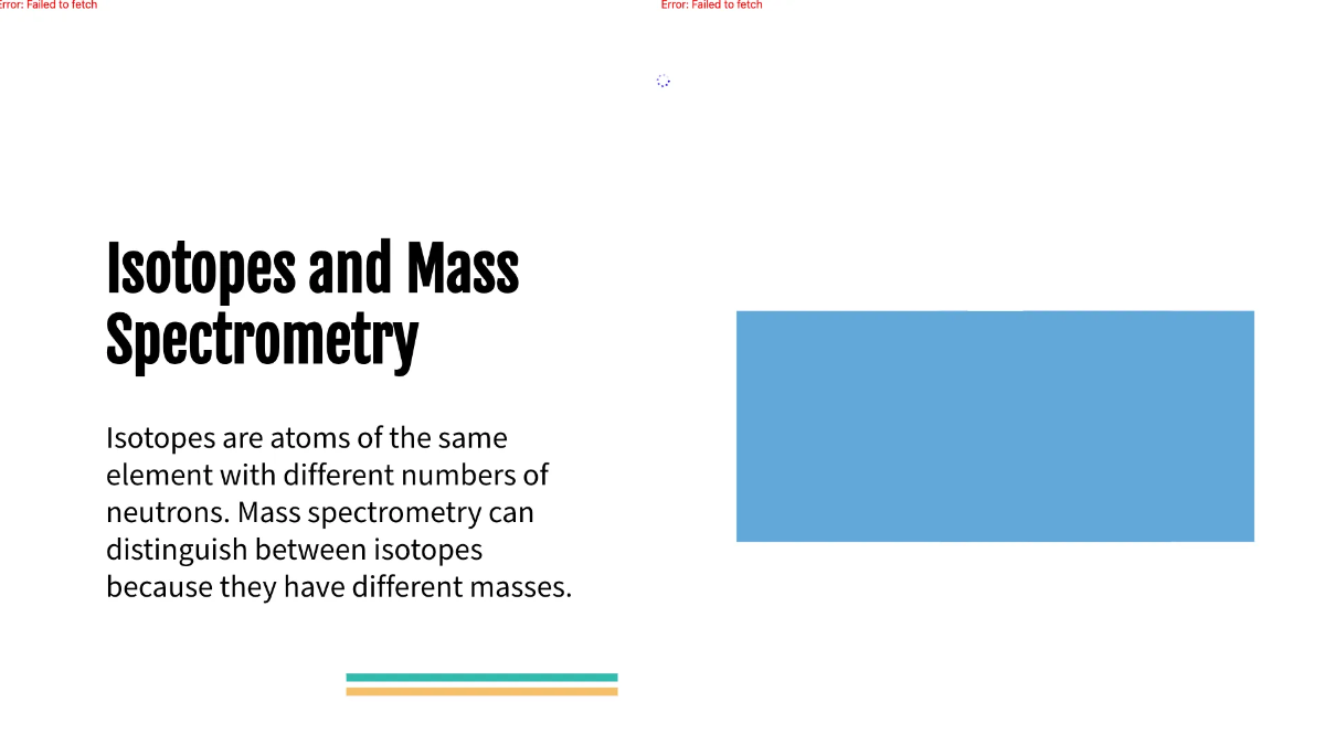 Free Mass Spectroscopy of Elements Template to Edit Online