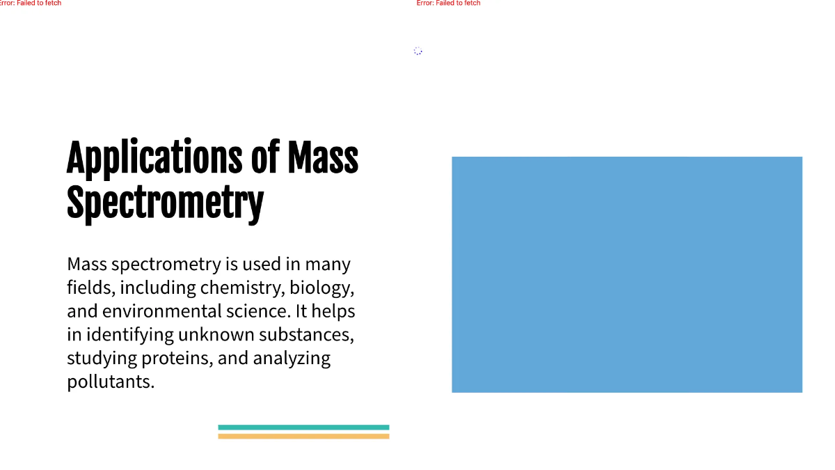 Free Mass Spectroscopy of Elements Template to Edit Online