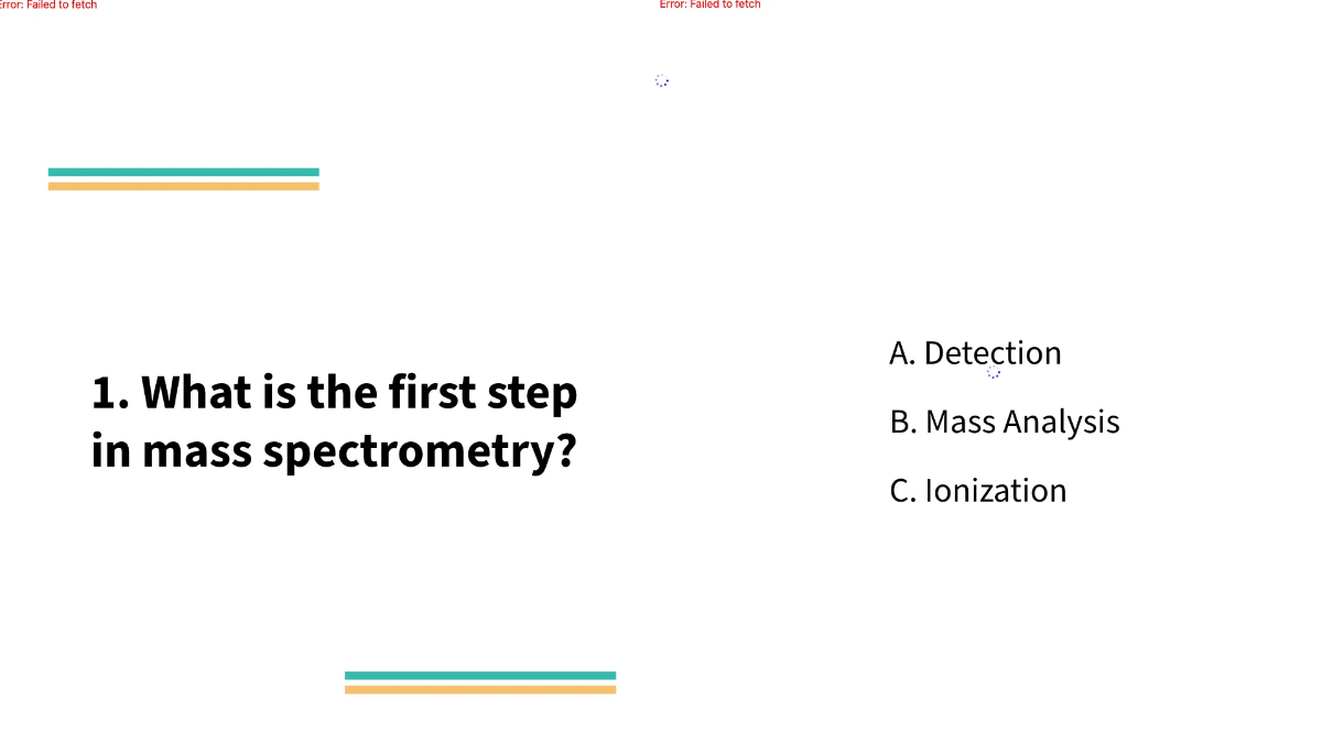 Free Mass Spectroscopy of Elements Template to Edit Online
