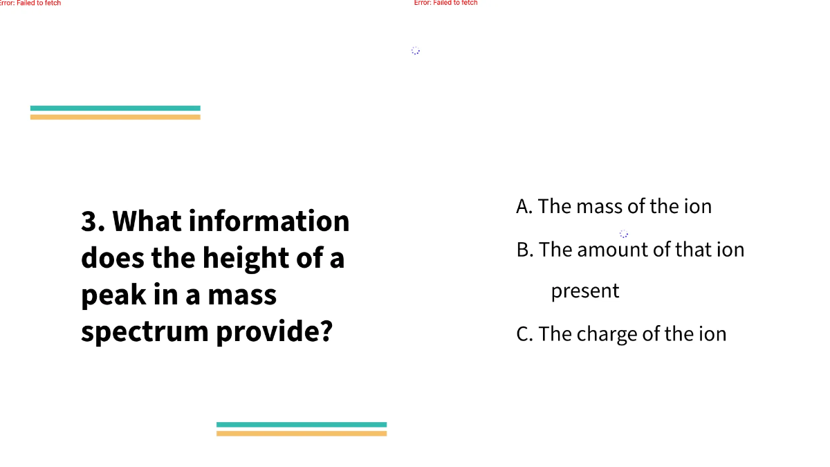 Free Mass Spectroscopy of Elements Template to Edit Online