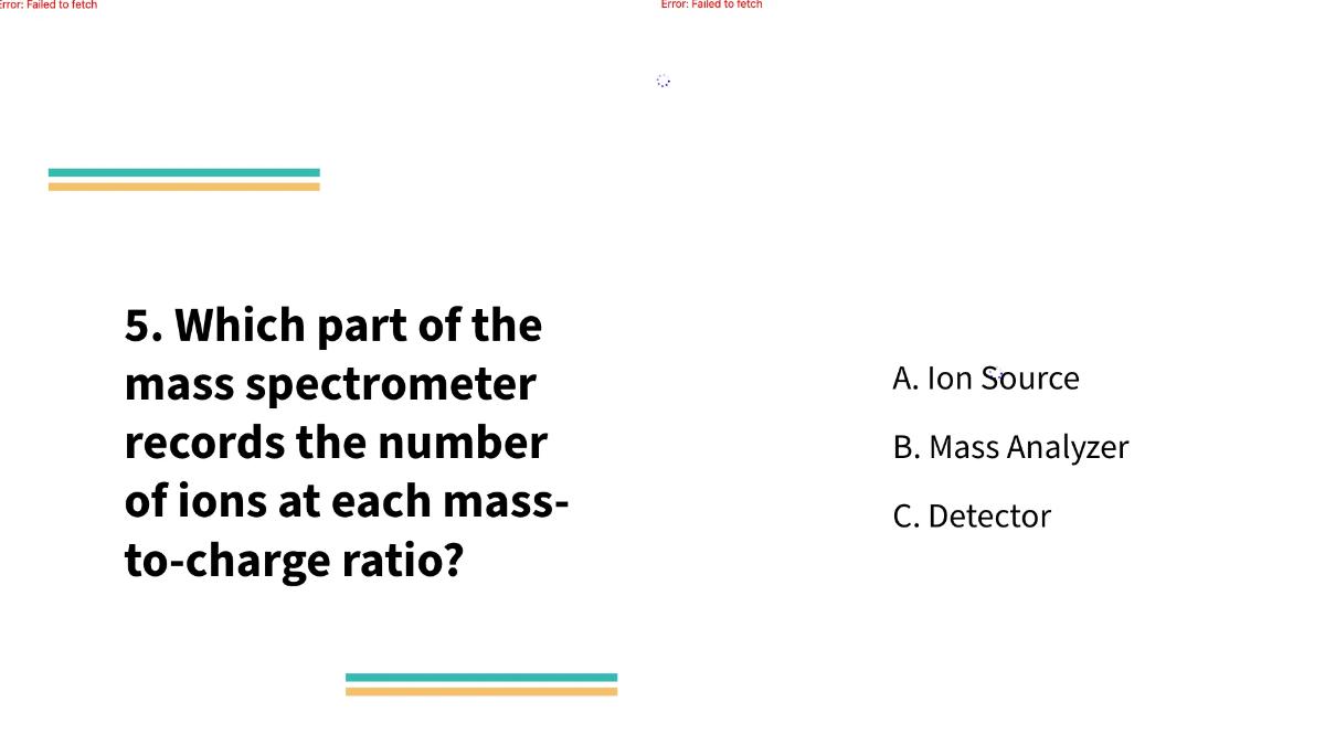 Free Mass Spectroscopy of Elements Template to Edit Online