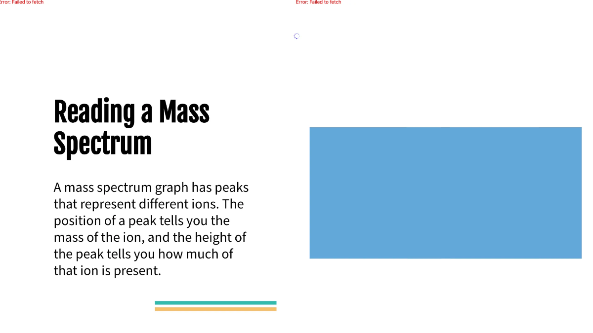 Free Mass Spectroscopy of Elements Template to Edit Online