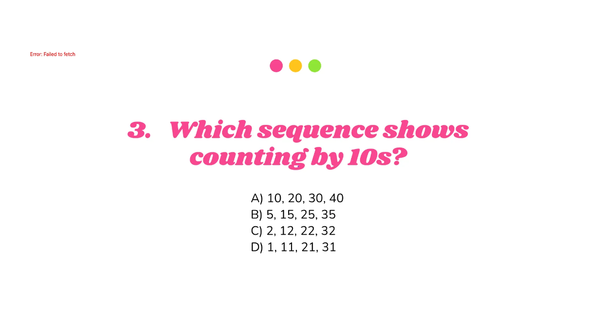 Free Skip-Counting Sequences Template to Edit Online