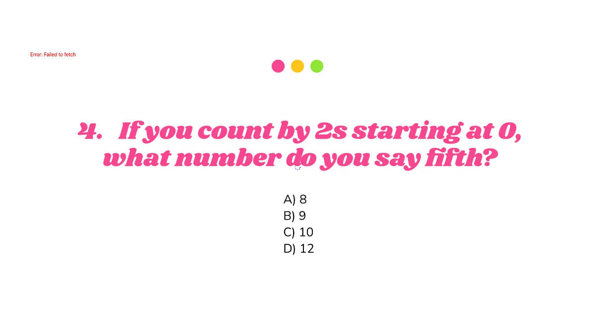 Free Skip-Counting Sequences Template to Edit Online
