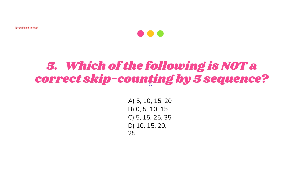 Free Skip-Counting Sequences Template to Edit Online