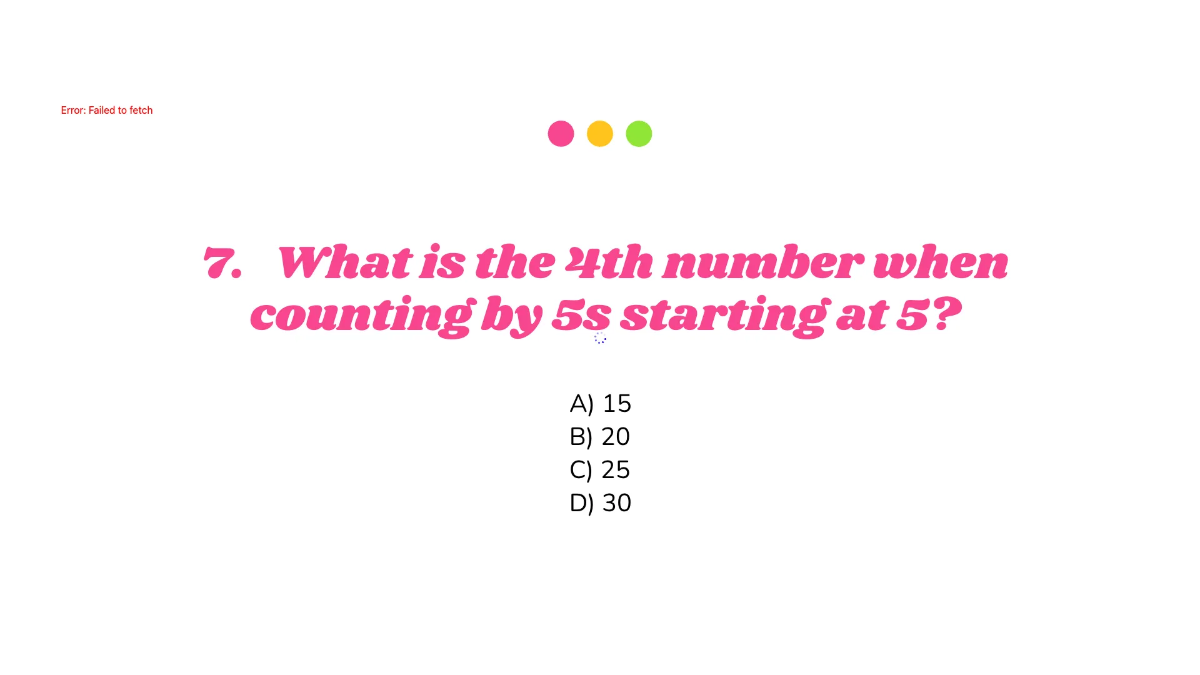 Free Skip-Counting Sequences Template to Edit Online