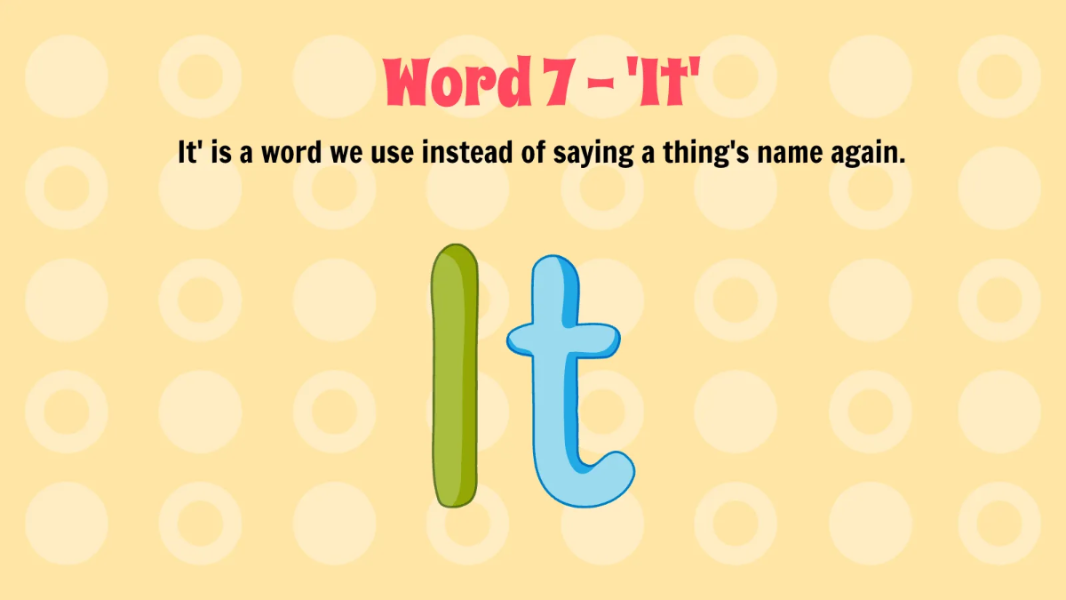 Free Sight Words Template to Edit Online