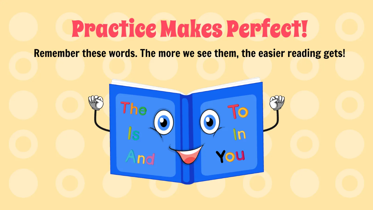 Free Sight Words Template to Edit Online