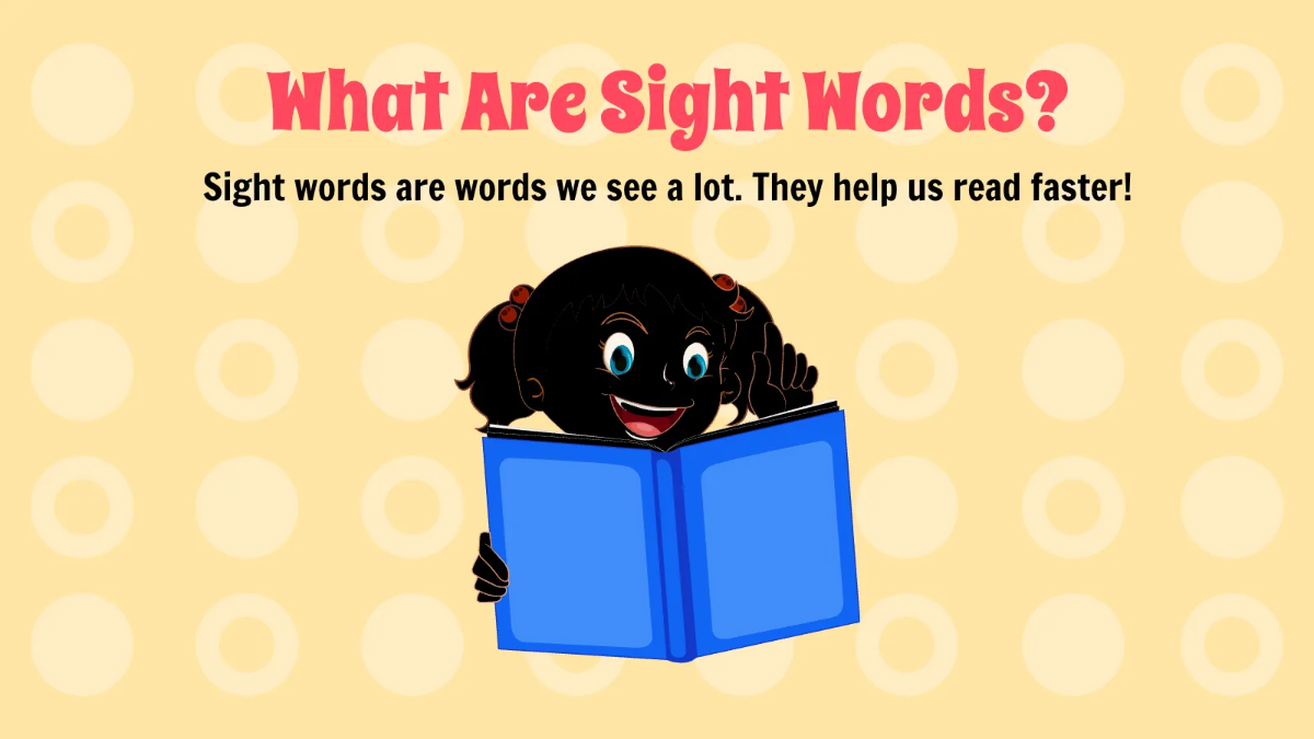 Free Sight Words Template to Edit Online