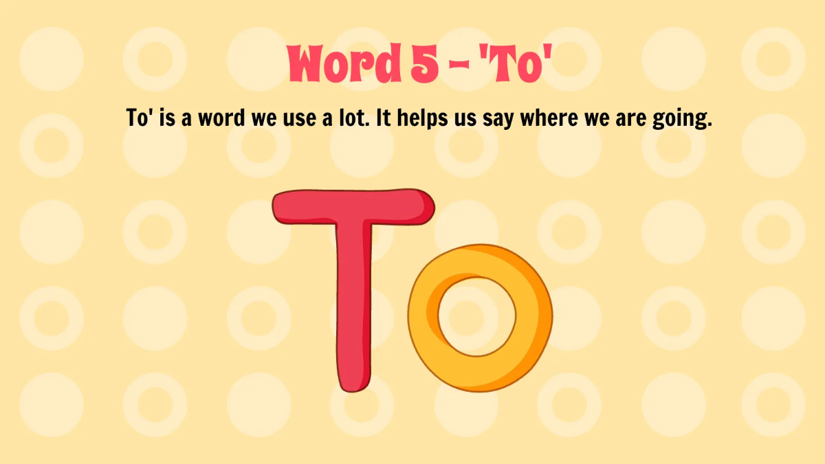 Free Sight Words Template to Edit Online