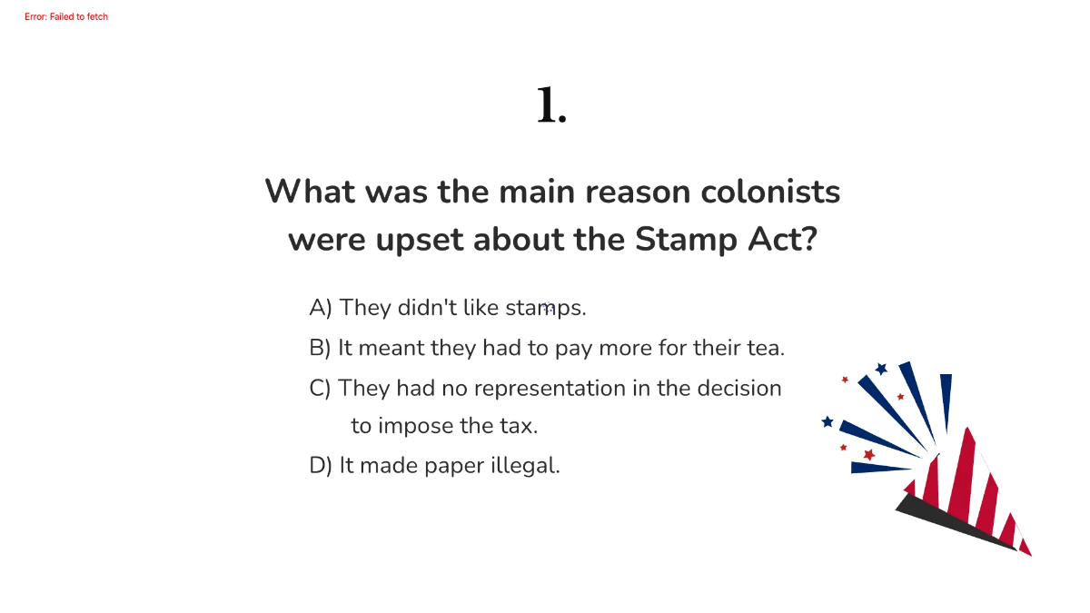 Free Causes of the American Revolution: Politics and Society Template to Edit Online