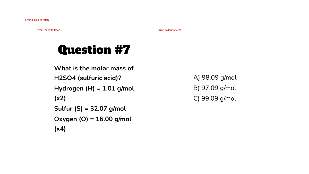 Free Moles and Molar Mass Template to Edit Online