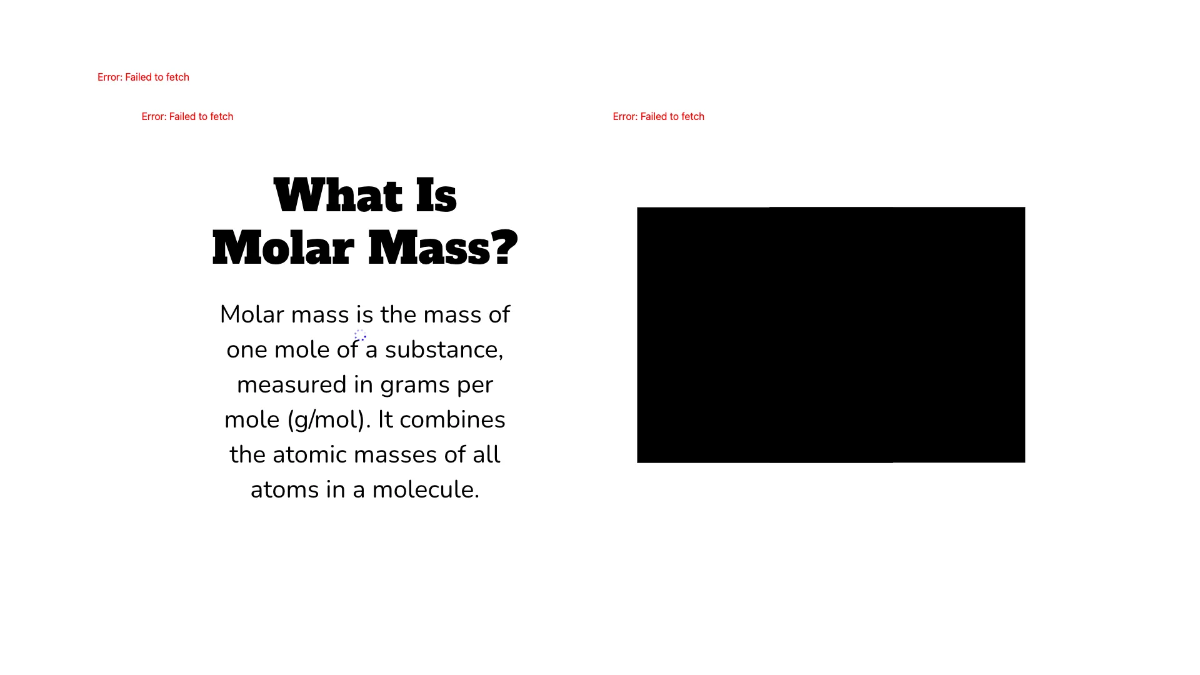 Free Moles and Molar Mass Template to Edit Online