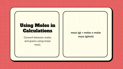 Free Moles and Molar Mass to Edit Online