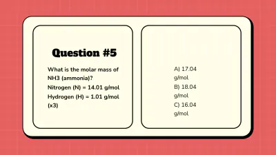 Free Moles and Molar Mass to Edit Online