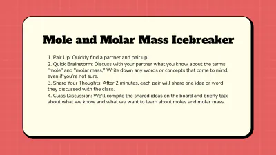 Free Moles and Molar Mass to Edit Online