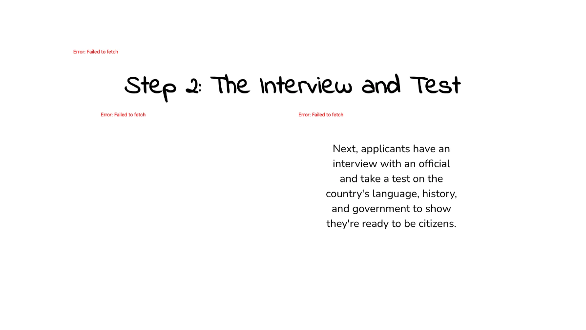 Free Citizenship and the Naturalization Process Template to Edit Online