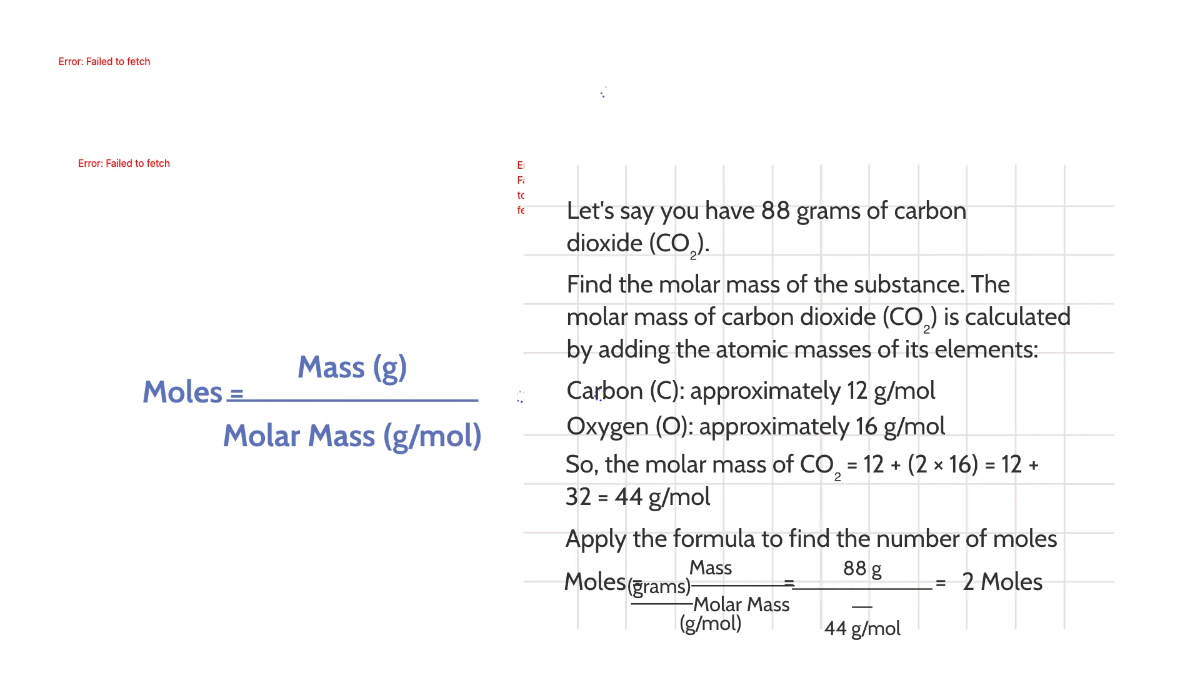 Free Moles and Molar Mass Template to Edit Online