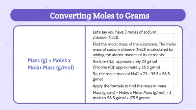 Free Moles and Molar Mass to Edit Online