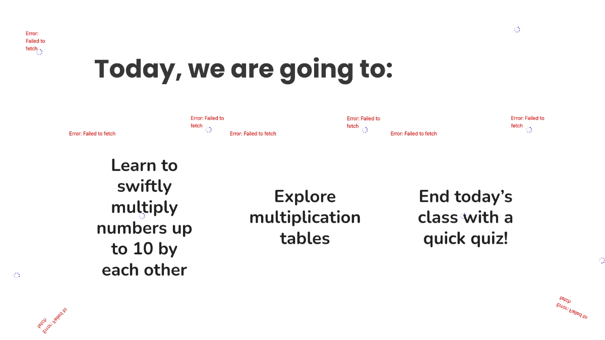 Free Multiplication Facts Up To 10 Template to Edit Online