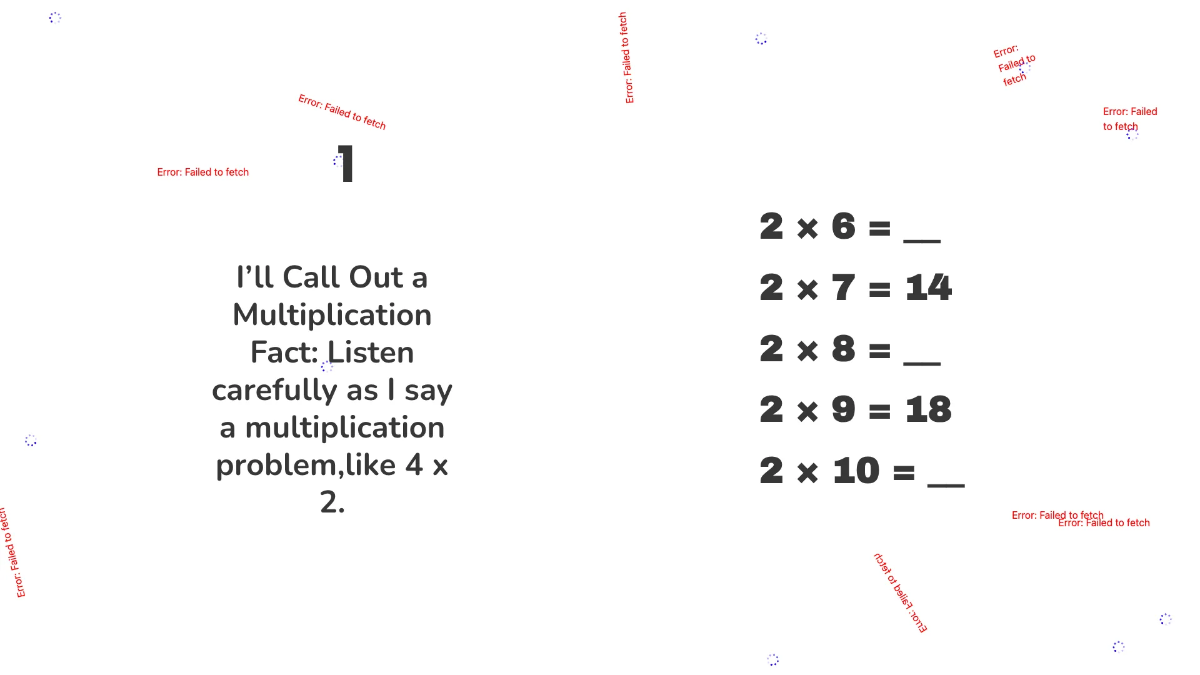 Free Multiplication Facts Up To 10 Template to Edit Online