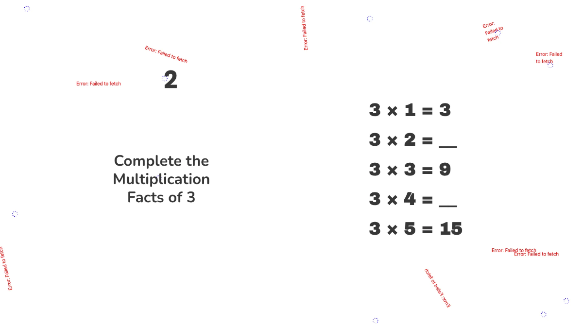 Free Multiplication Facts Up To 10 Template to Edit Online