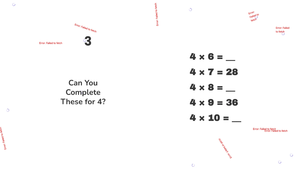 Free Multiplication Facts Up To 10 Template to Edit Online