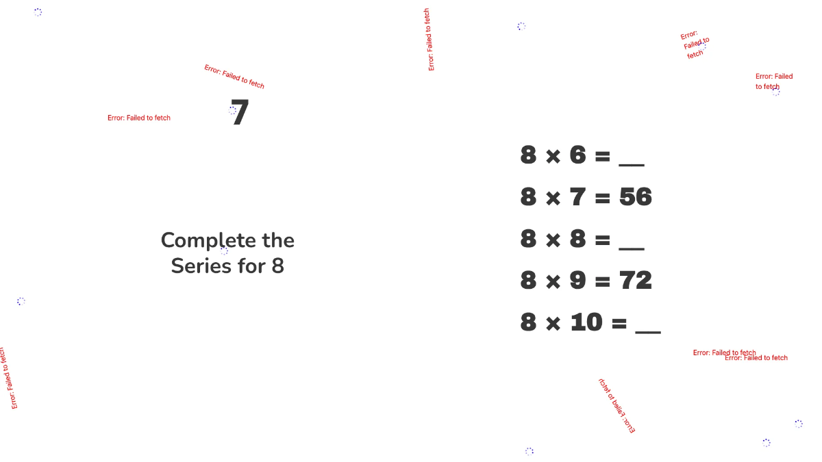 Free Multiplication Facts Up To 10 Template to Edit Online
