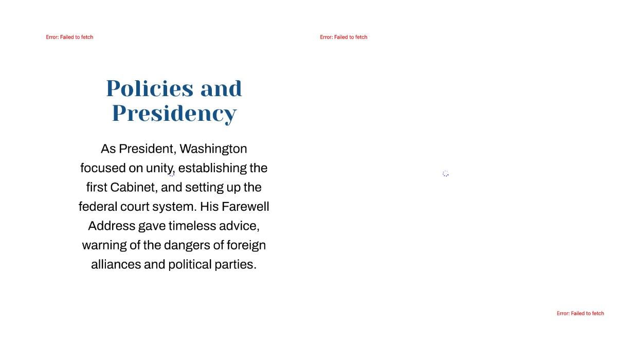 Free Major Figure: George Washington Template to Edit Online