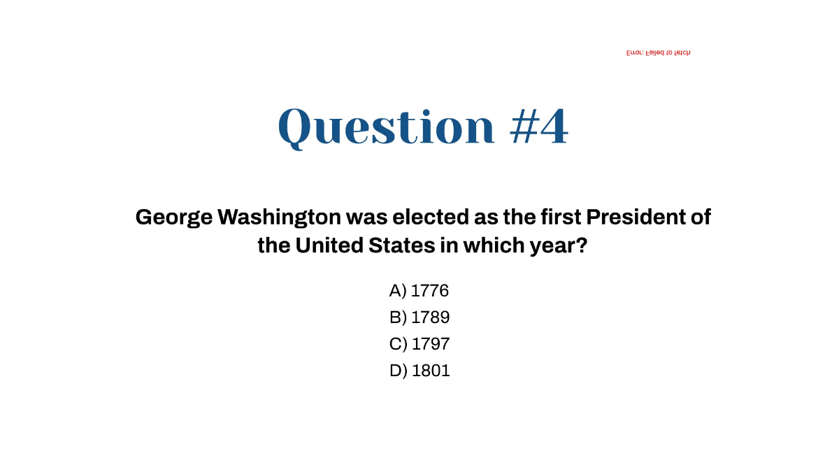 Free Major Figure: George Washington Template to Edit Online