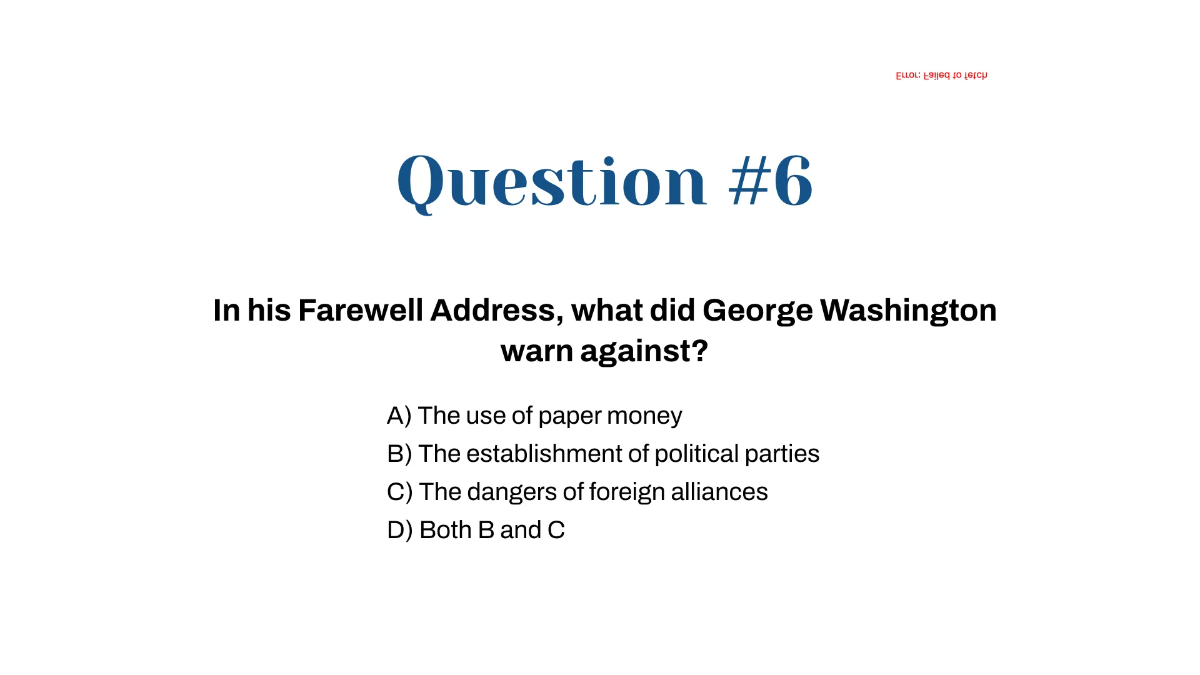 Free Major Figure: George Washington Template to Edit Online