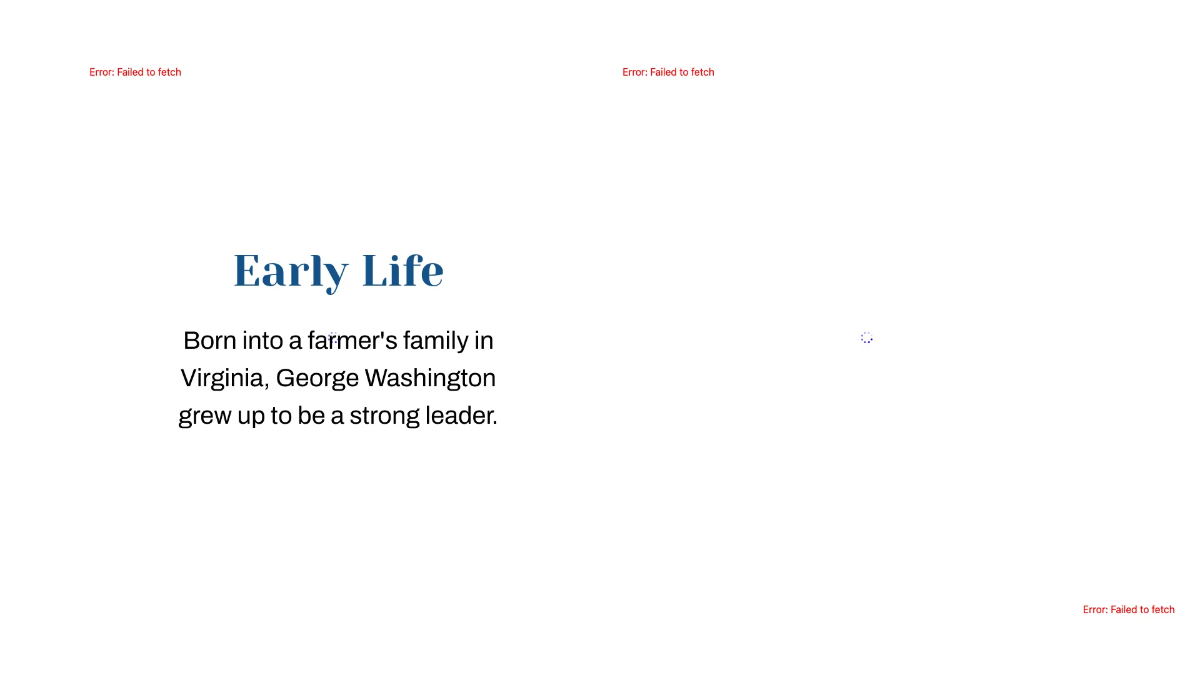 Free Major Figure: George Washington Template to Edit Online