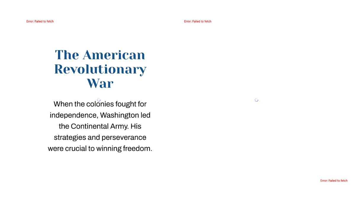 Free Major Figure: George Washington Template to Edit Online