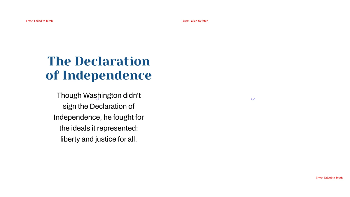 Free Major Figure: George Washington Template to Edit Online