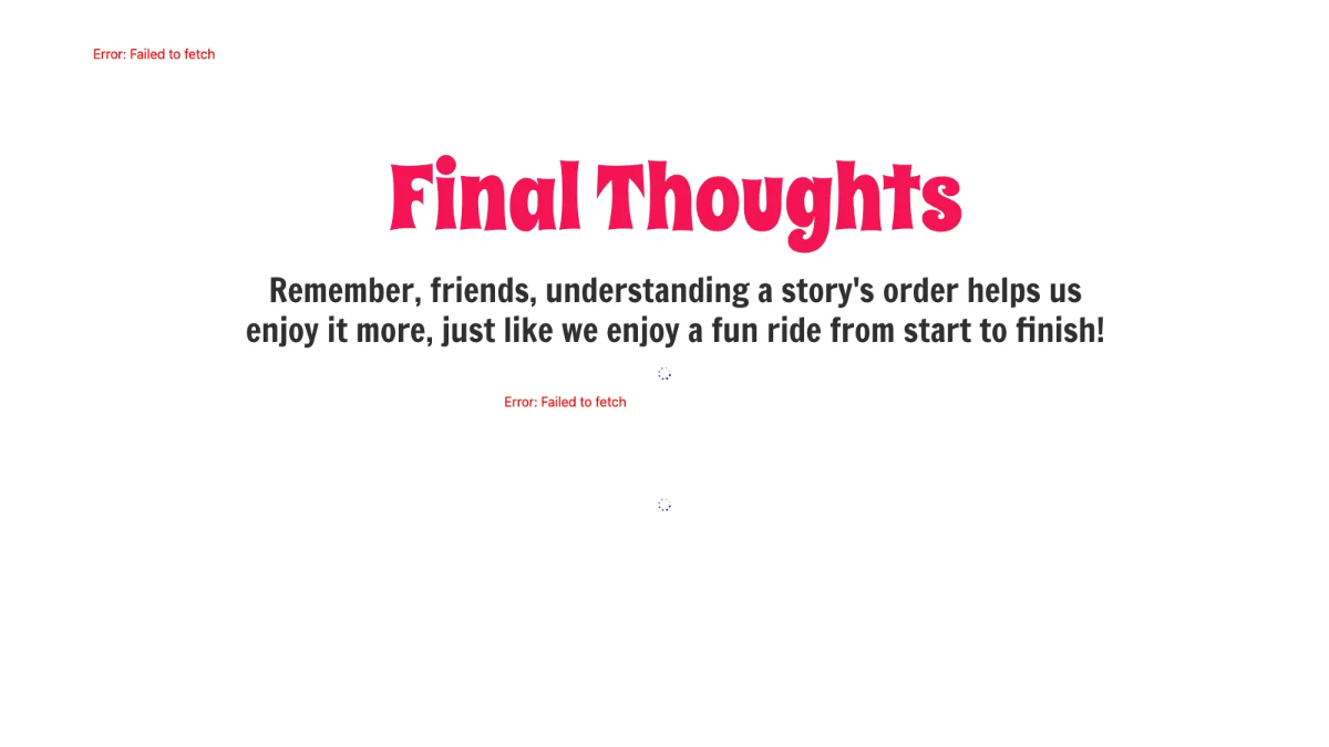 Free Understanding the Order of Events in A Story Template to Edit Online