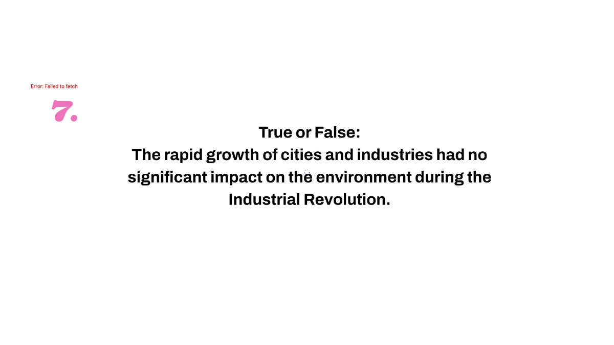 Free Industrialization and Urbanization: Impact on Society and Economy Template to Edit Online