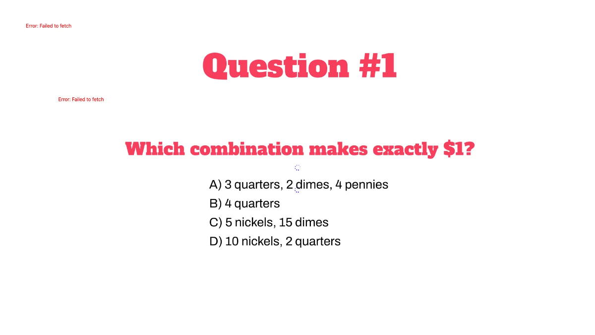 Free Adding Money Up To $1 Template to Edit Online