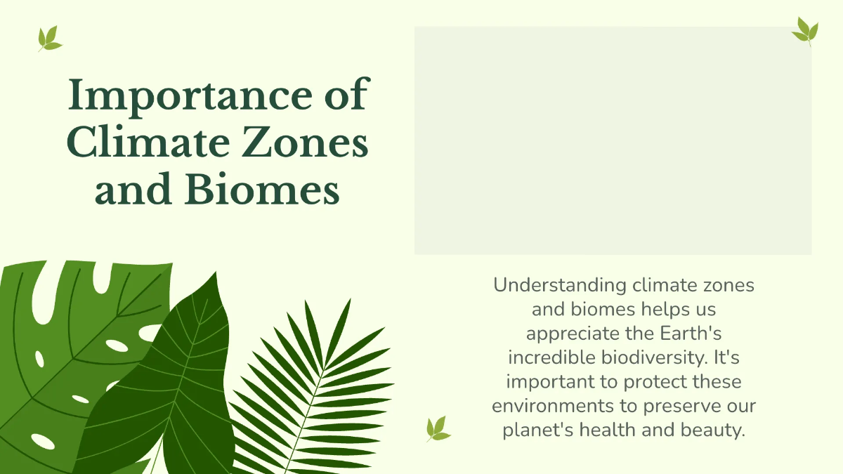 Free Climate Zones and Biomes Template to Edit Online