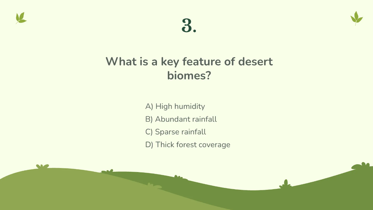 Free Climate Zones and Biomes Template to Edit Online