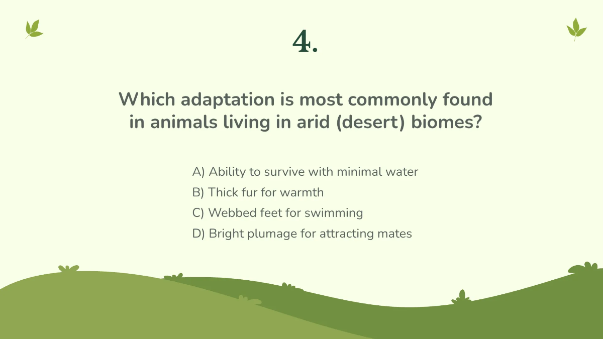 Free Climate Zones and Biomes Template to Edit Online