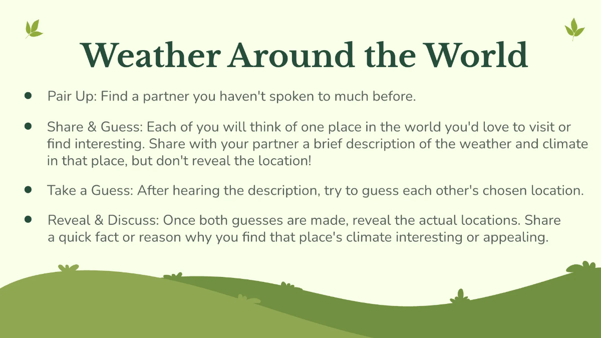 Free Climate Zones and Biomes Template to Edit Online