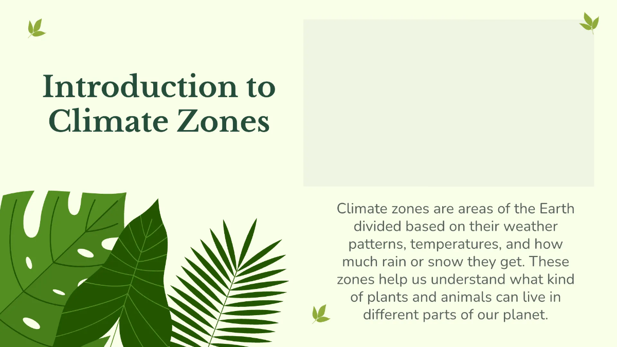 Free Climate Zones and Biomes Template to Edit Online
