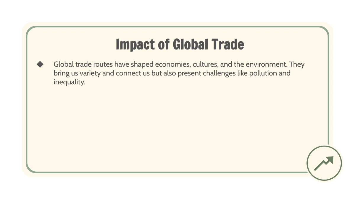 Free Global Trade Routes Template to Edit Online