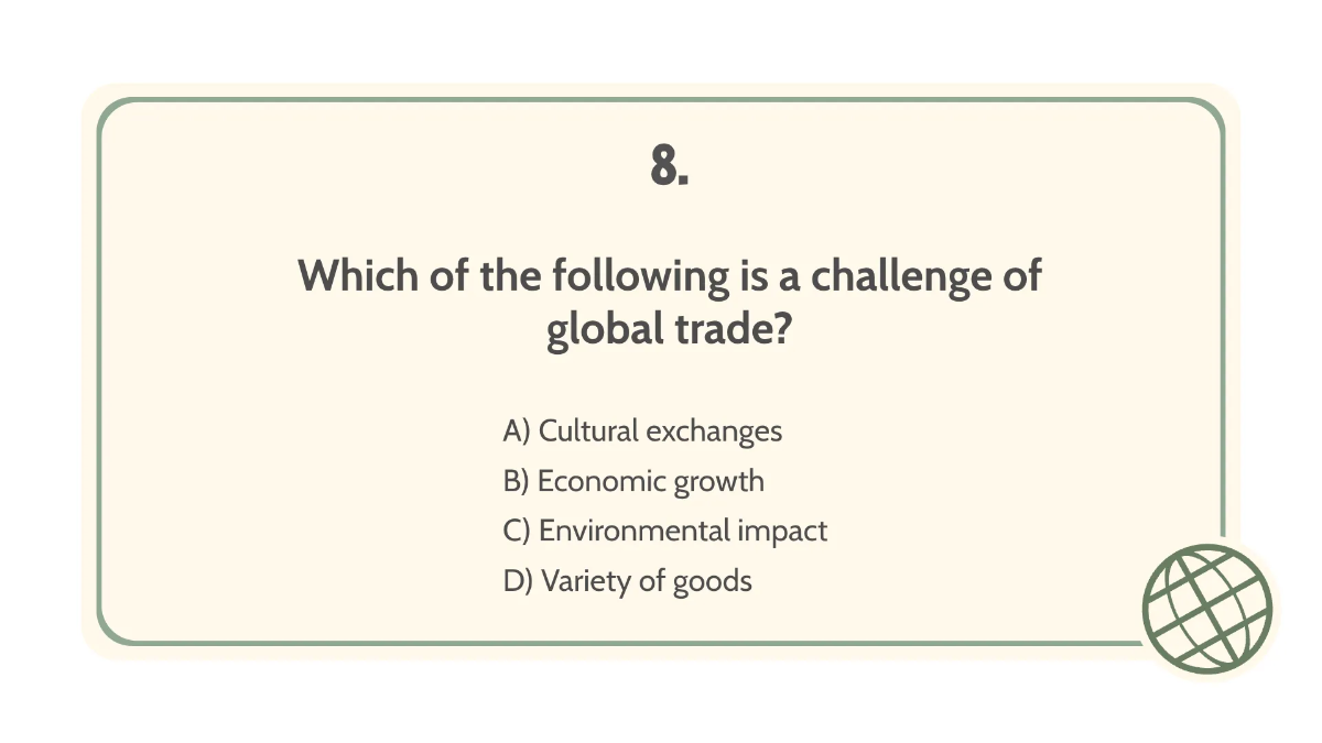 Free Global Trade Routes Template to Edit Online