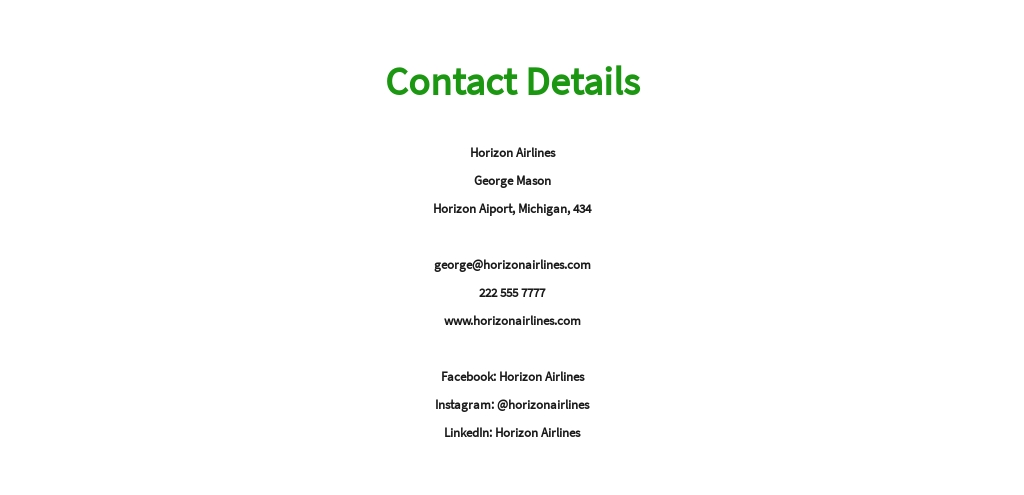 FREE Flight Service Manager Job Ad And Description Template In Google 