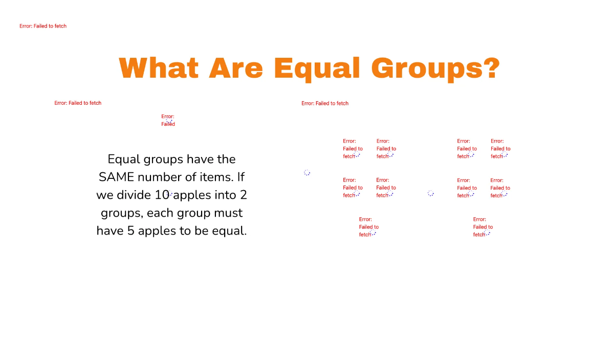 Free Divide By Counting Equal Groups Template to Edit Online