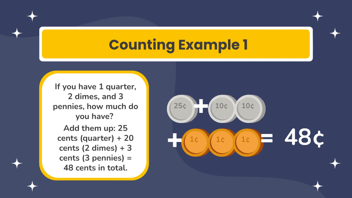 Free Counting Coins and Bills Up To 5$ Bill Template to Edit Online