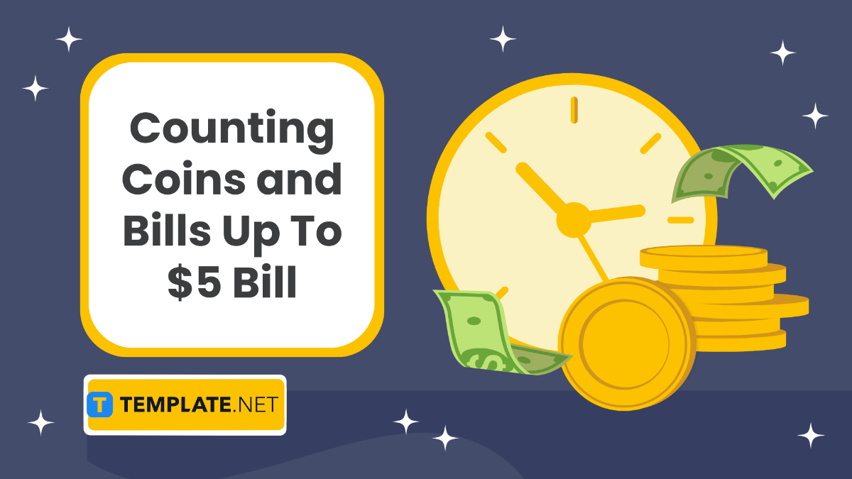 Counting Coins and Bills Up To 5$ Bill